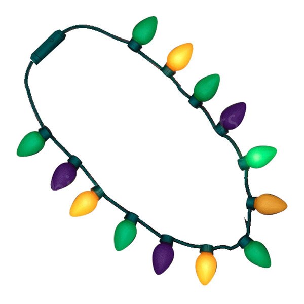 Endless Games Huge Old School Halloween Light Bulb Necklace EN3342582 - main